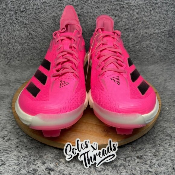 Adidas Adizero Electric+ TPU Baseball Size 12 Men PE Pink Black IF8487 main image 5